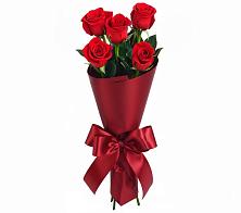 Букет 5 Красных роз Эдлесс Лав в Хотьково