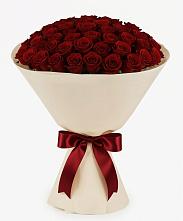Букет 101 Бордовая роза Блэк Бакарра в Хотьково
