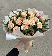 Букет Кремовые розы Латте #REPLACE_PRED# Хотьково