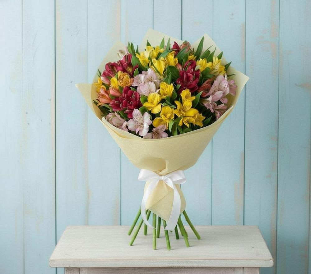 Букет цветов из: Альстромерии в Хотьково