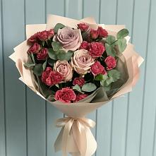 Букет цветов из:  Гвоздики и Розы #REPLACE_PRED# Хотьково